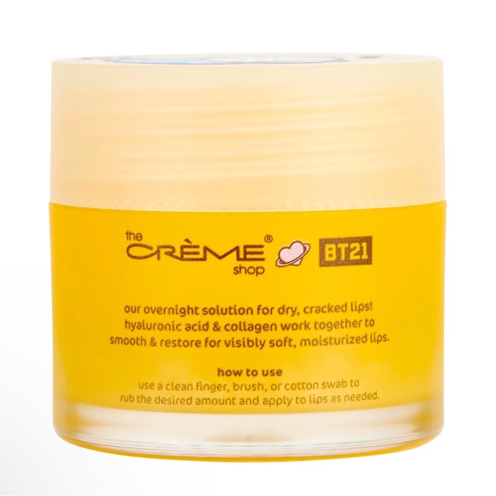 The Crème Shop BT21 Mango Smoothie overnight Glaze lip mask